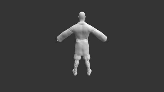 Monk 3D Model