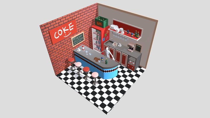 ISOMETRIC_INTERIOR 3D Model
