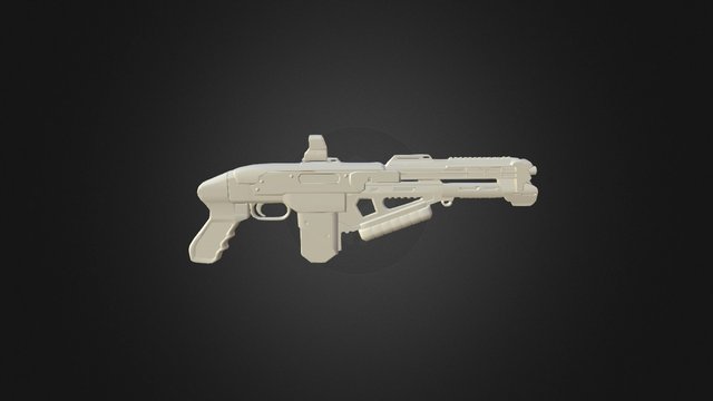Shotgun WIP 01 3D Model