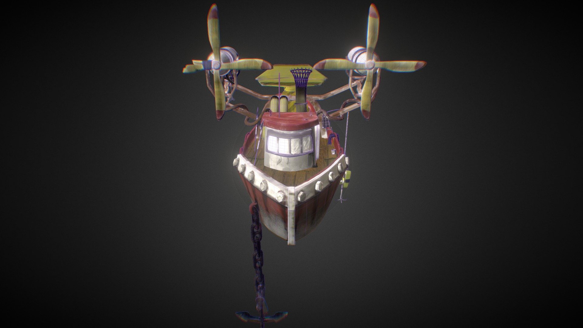 Boat — Sketchfab embed 3D viewer