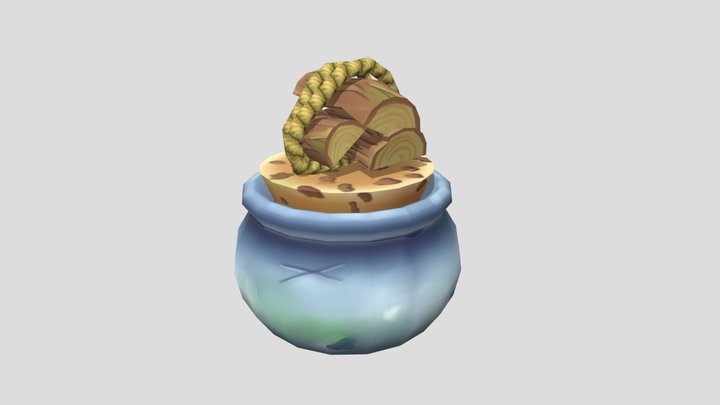 Diorama_Pot 3D Model