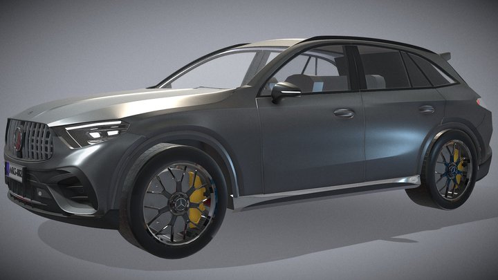 Mercedes- Benz GLC63 S AMG E Performance 2023 3D Model