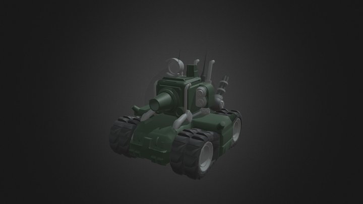 Tanque - Metal Slug 3D Model