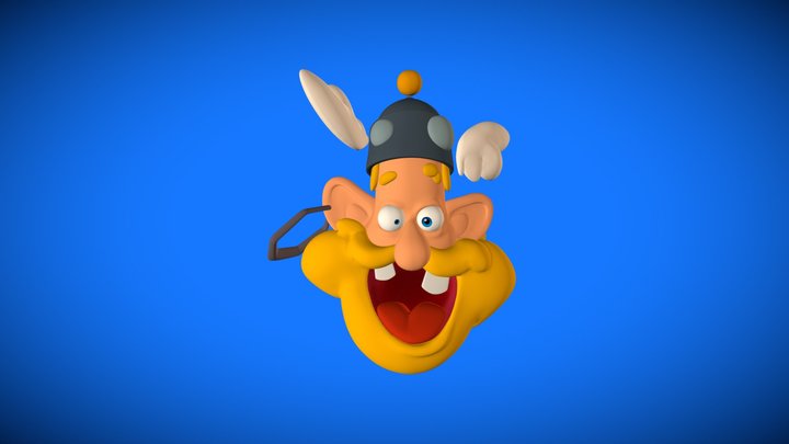 Viking | sculpted and textured in blender 3D Model