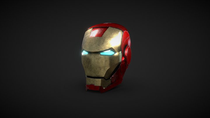 Iron Man Helmet (MK 3) 3D Model