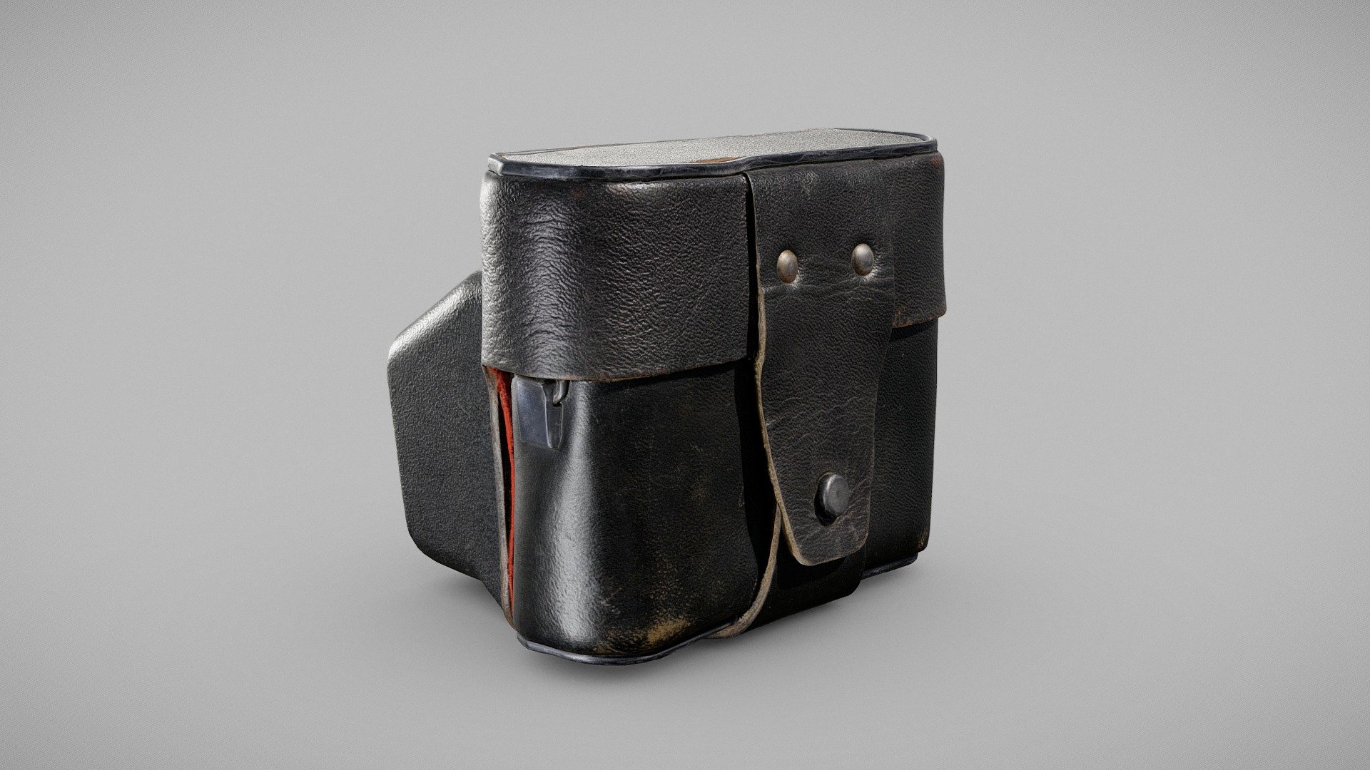 Vintage Leather Camera Case - Buy Royalty Free 3D model by inciprocal