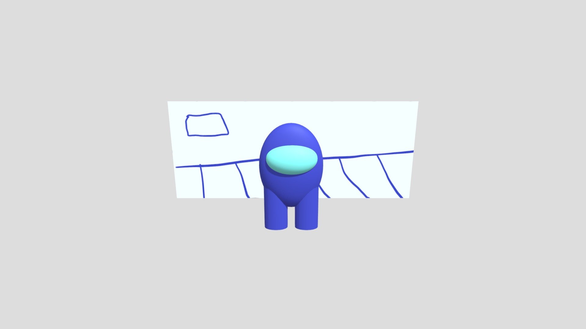 a blue sussy bakka