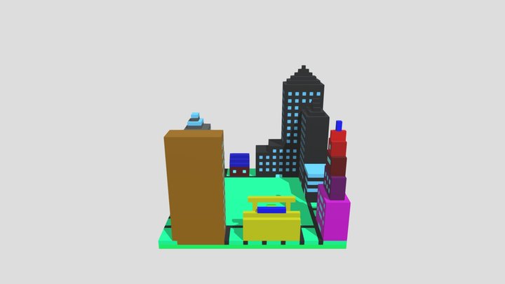 Monopoly Map 3D Model