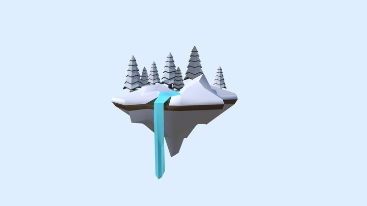 Icy Island 3D Model