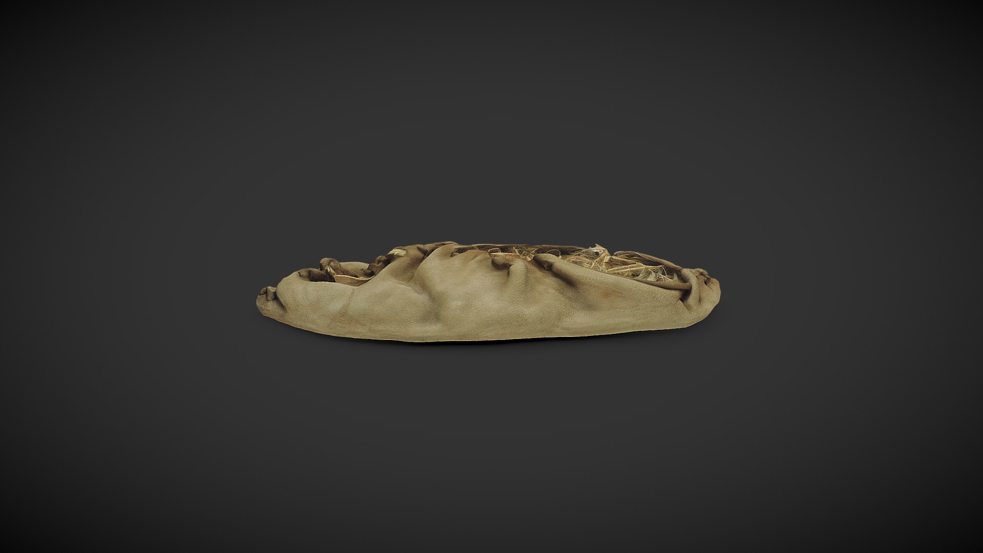 3D model The 5,500 years old shoe - This is a 3D model of the The 5,500 years old shoe. The 3D model is about a stone with a design on it.
