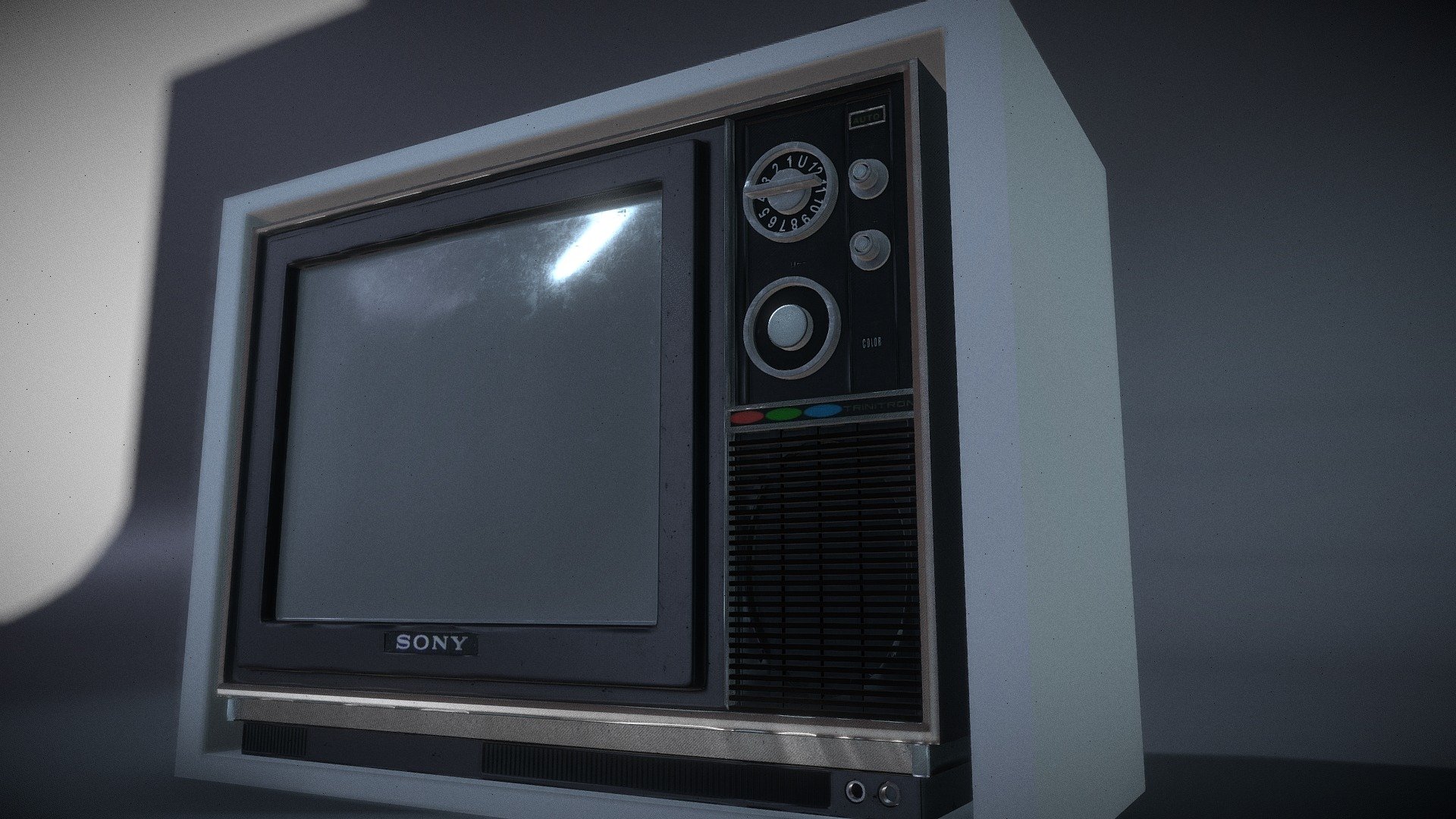 Nakagin Capsule Tower Old Sony TV Download Free 3D model by