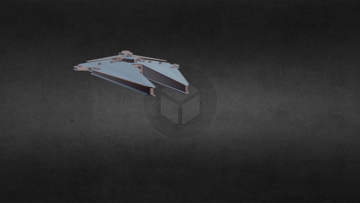 Harrower - Class Dreadnaught 3D Model
