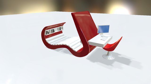 Roberta Ramme’s Wave Chaise Lounger 3D Model