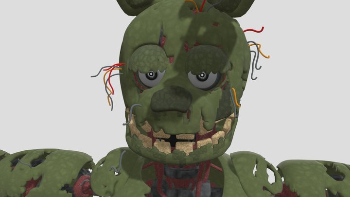Springtrap-broken 3D Model