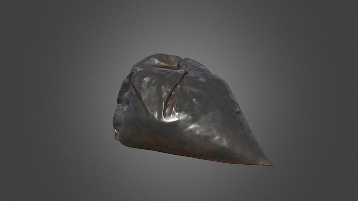 Weathered Trash Bag | Low Poly 3D Model