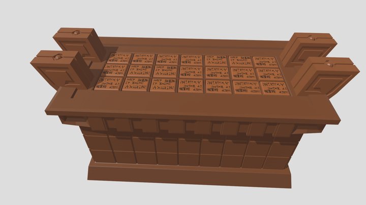 Stargate dakara: Ancient control panel 3D Model