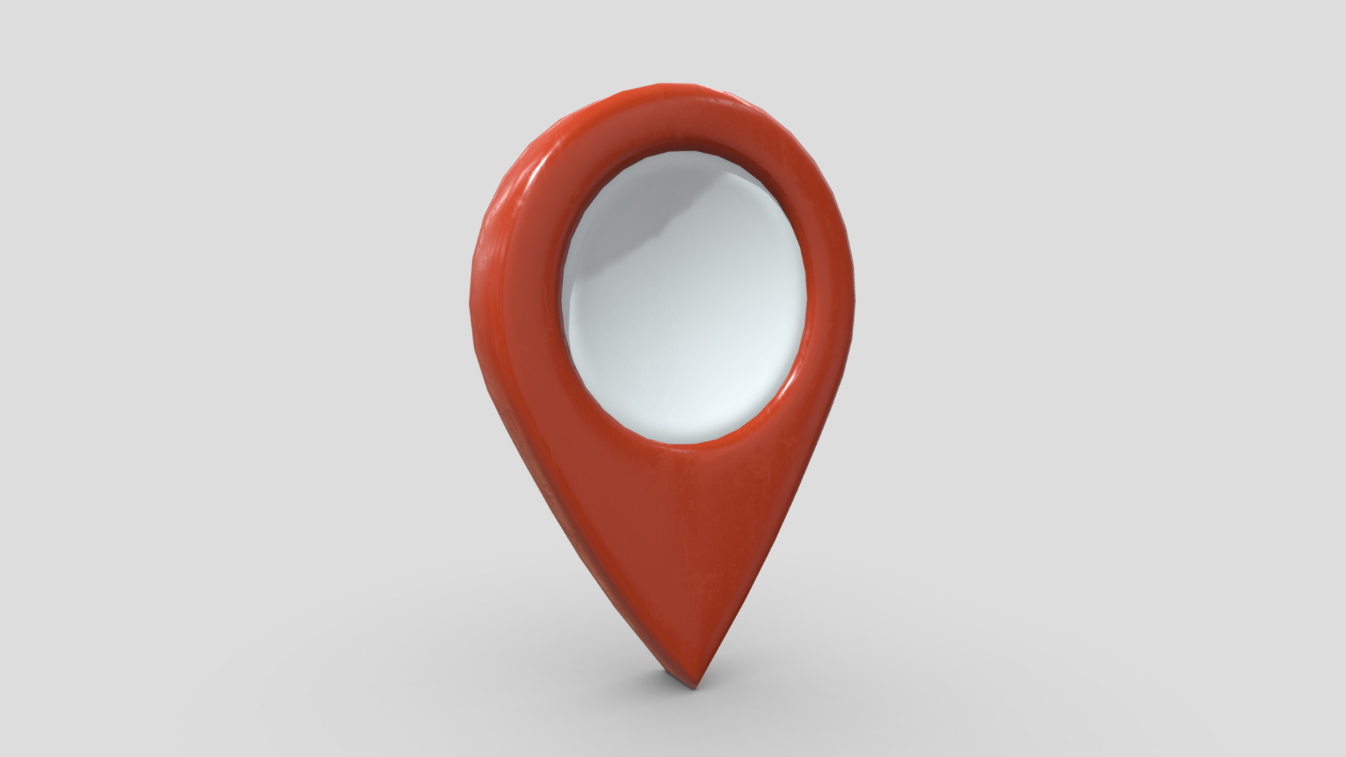 3D model Map Pointer - This is a 3D model of the Map Pointer. The 3D model is about icon.