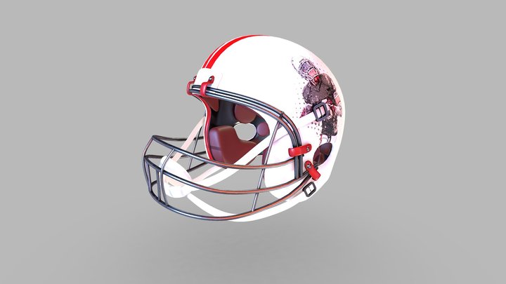 American Football Uniform 3D Model