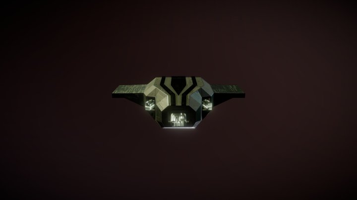 Spaceship 3D Model
