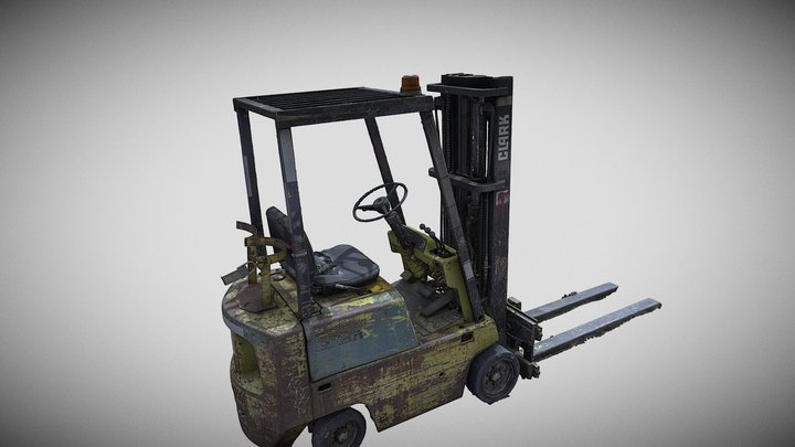 Forklift, fourth attempt 3D Model