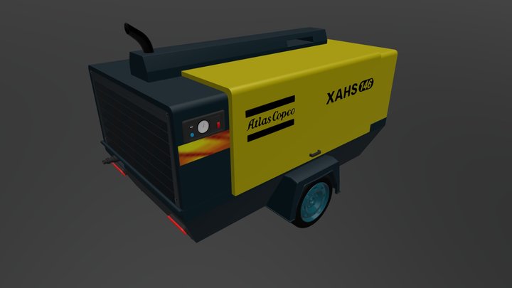Atlas Copco 146 3D Model