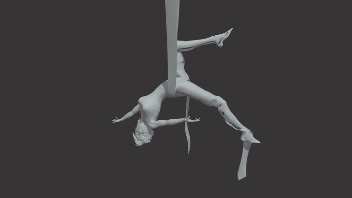 Android Aerial Dancer 3D Model