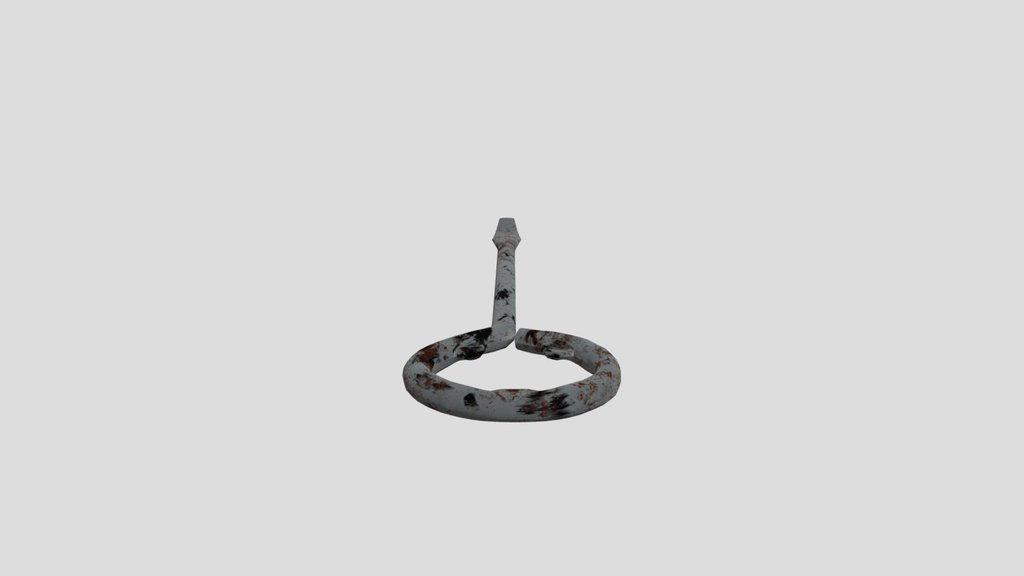 Crafted Rusty Screwdriver