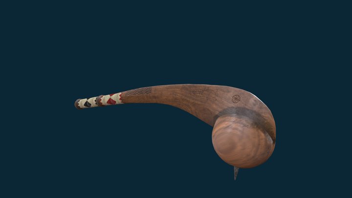 Tribal Club 3D Model