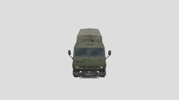 Truck C-4310 (#2 Custom) (Spintires) 3D Model