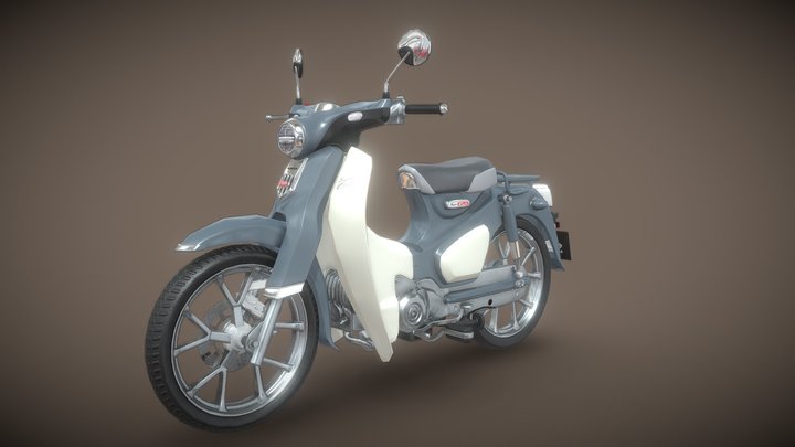 Honda Super Cub C125 3D Model