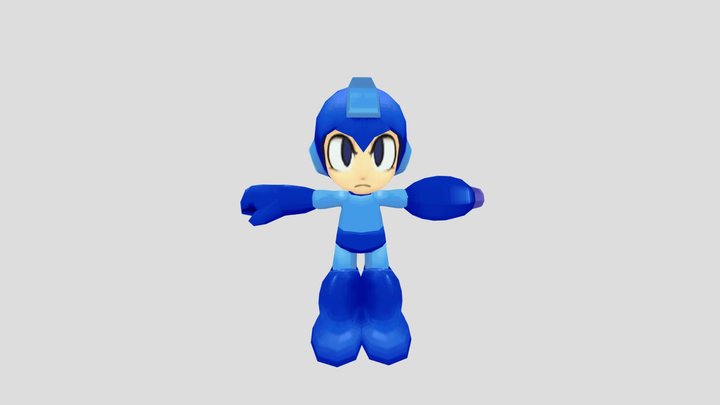 Mega Man (MMPU edit) 3D Model