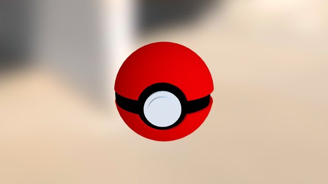 Pokemon Ball 3D Model