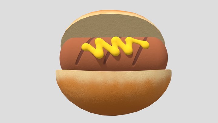 baby hotdog 3D Model