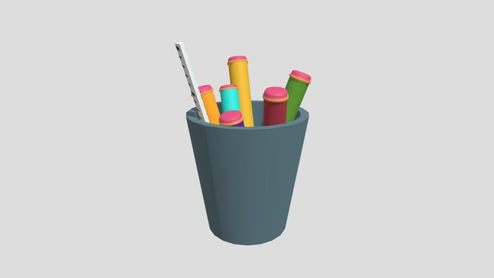 pencil case Model 3D Model