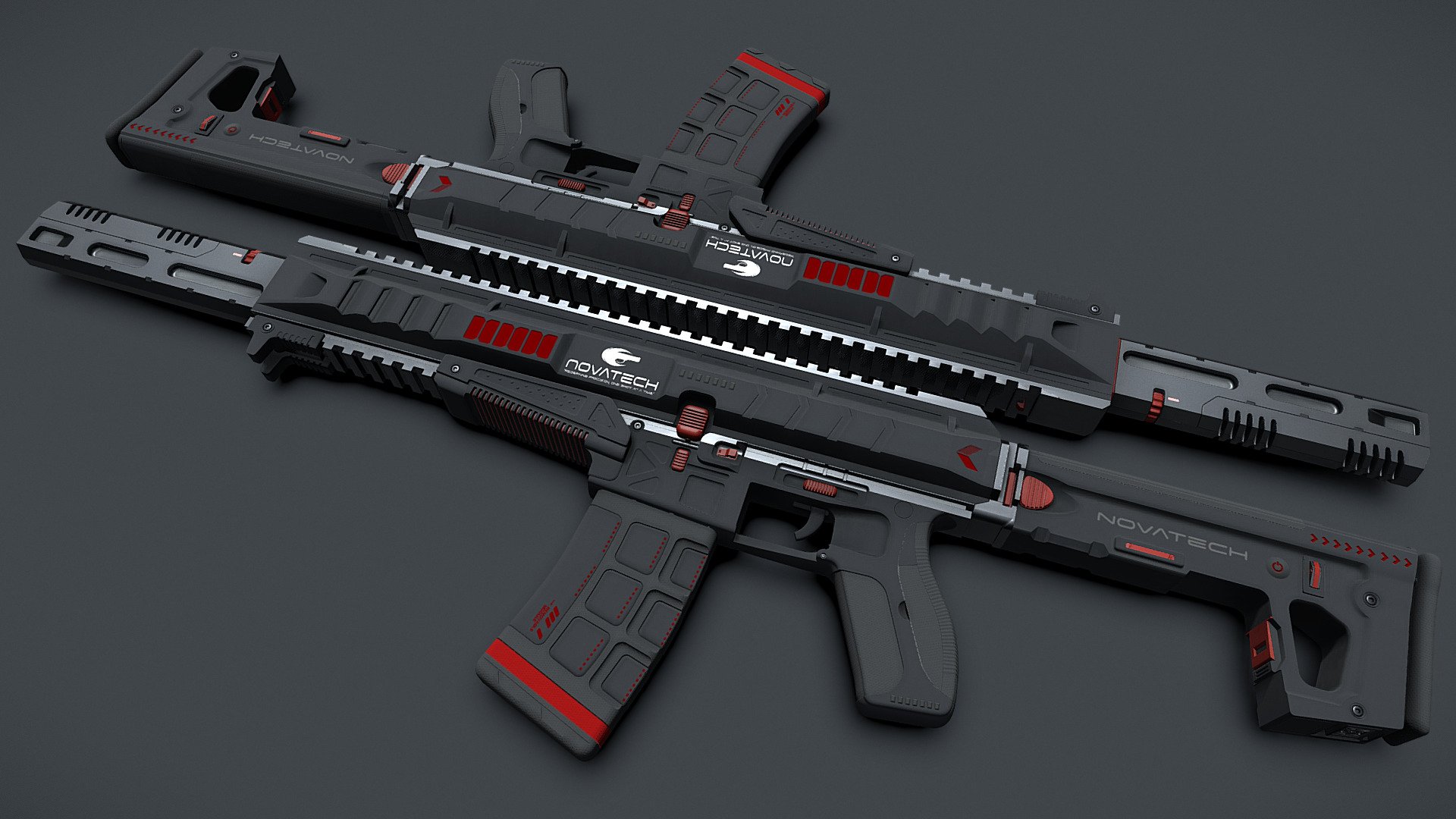 Concept Assault Rifle - Buy Royalty Free 3D model by Jon Marsee ...