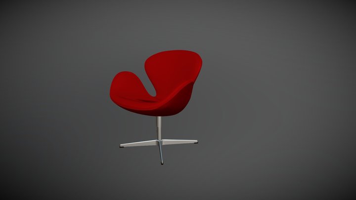 Cadeiras Swan de Arne Jacobsen 3D Model