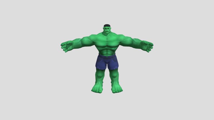 Prototype Hulk - 2003 Video Game 3D Model