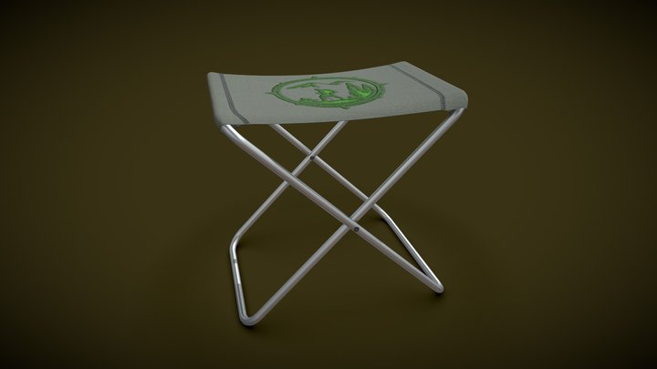 A folding camping stool #2 – Modello 3D gratuito STL