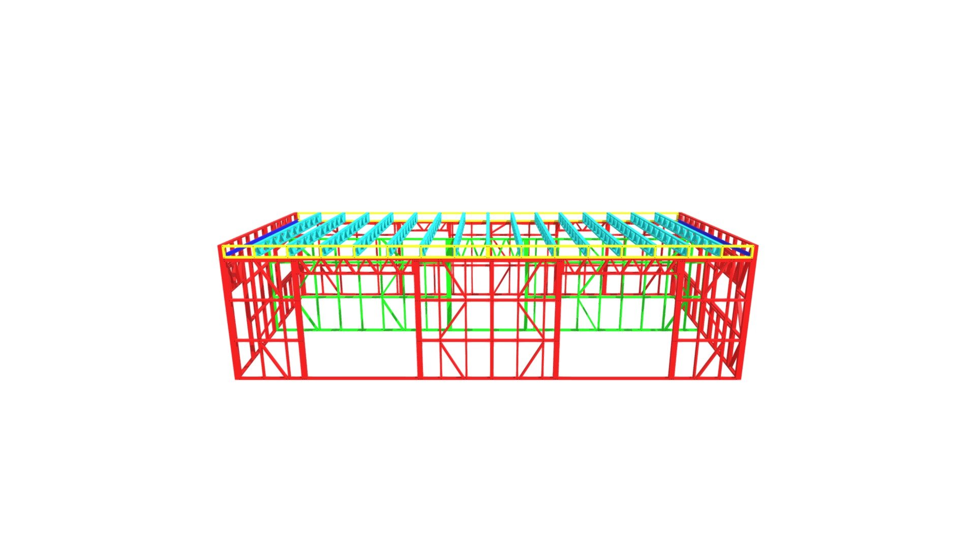 6m x 12m Shed Download Free 3D model by Steel Frames Direct & Go Tiny