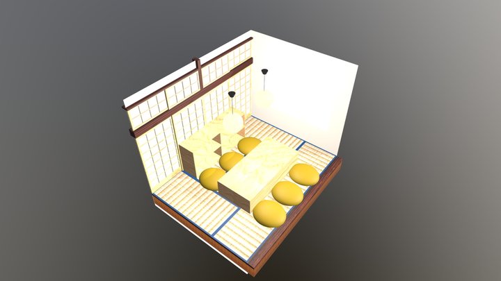和室展示プレゼン 3D Model