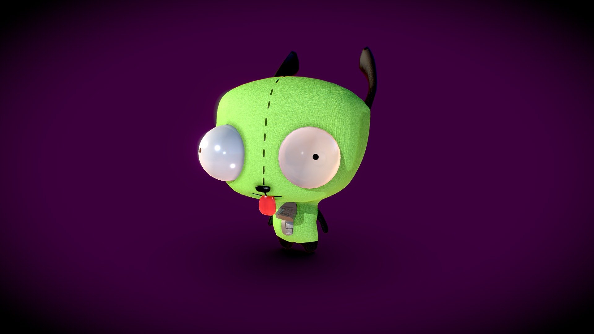 Gir- invader zim - Download Free 3D model by emmanuelbecerril [fa74d12 ...