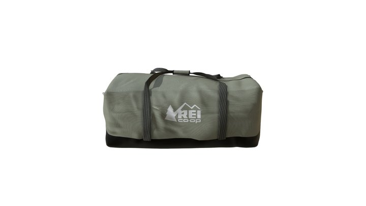 Duffle Bag (Camo Green) 3D Model