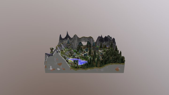 Gaspézia - LoupGarou | Heliria by Curtiss 3D Model