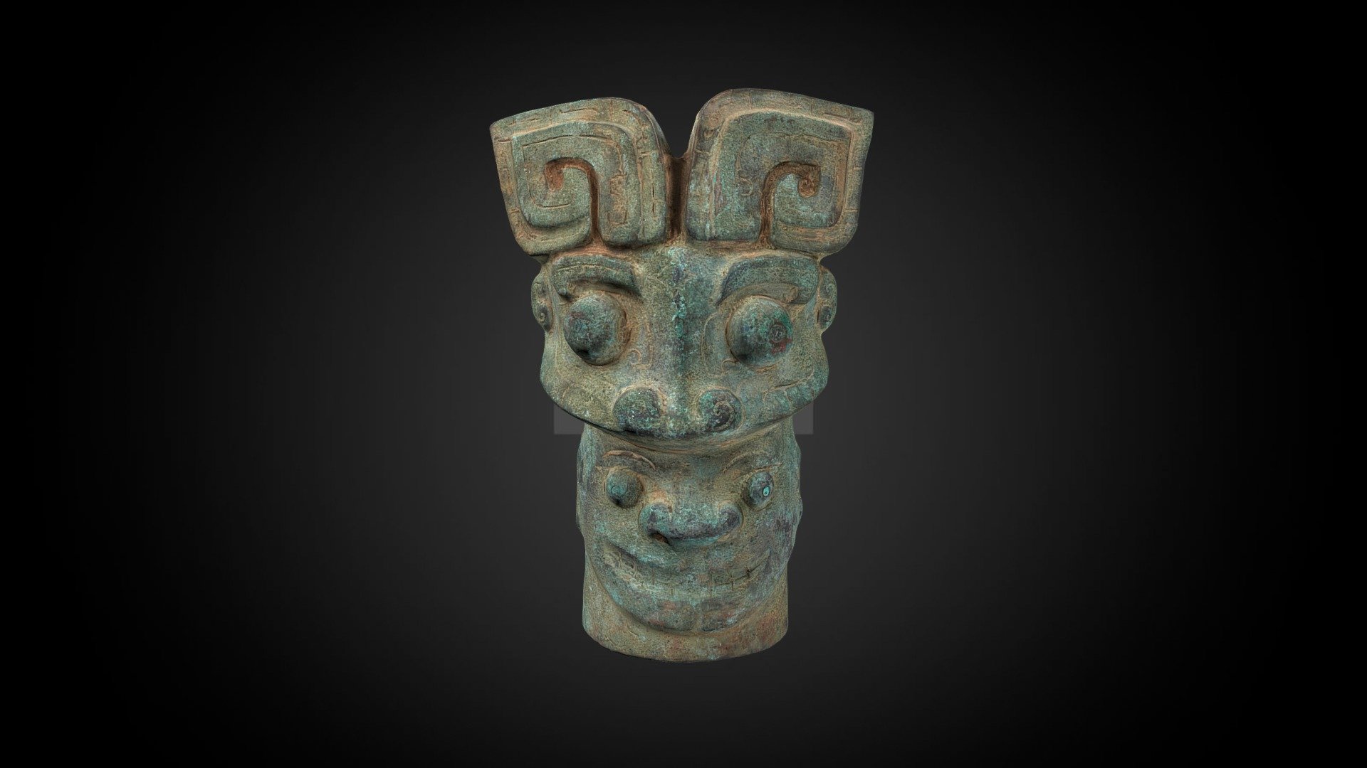 Pole finial, 12th-11th century BCE - Download Free 3D model by ...