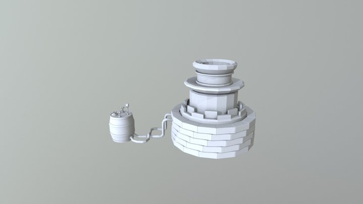 Dung Cannon 3D Model