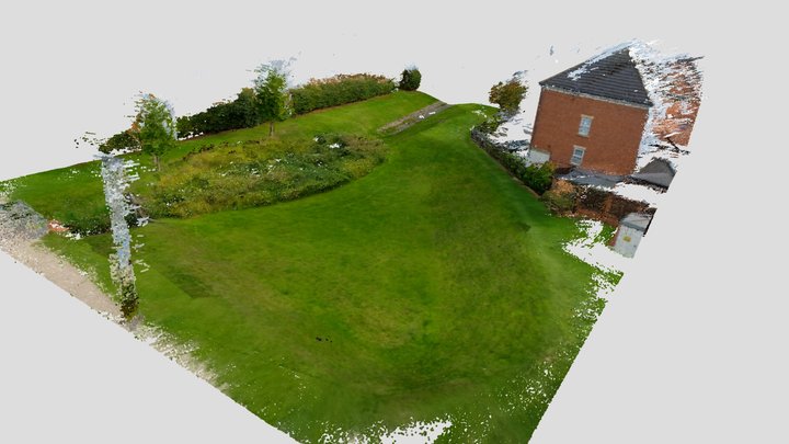 SuDS Swale and detention feature 3D Model