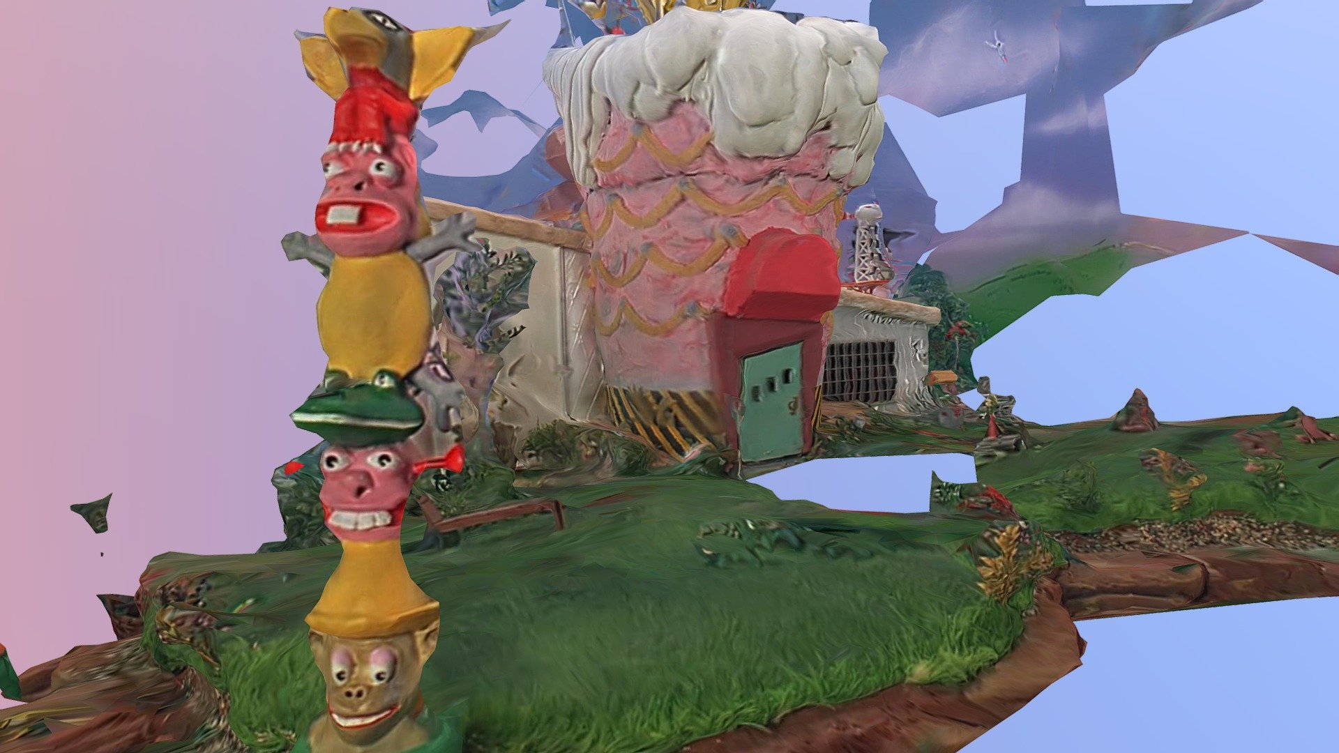 PeeWee's Playhouse (Backyard) Download Free 3D model by ROBOTKID