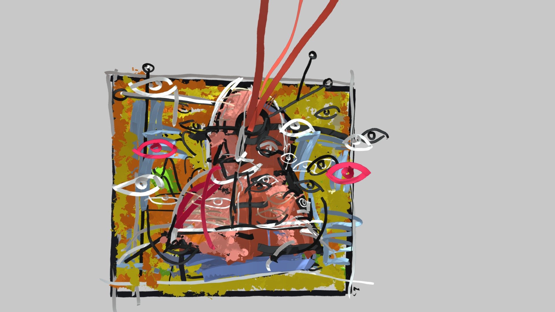 no, you're a virtual painting — Sketchfab embed 3D viewer