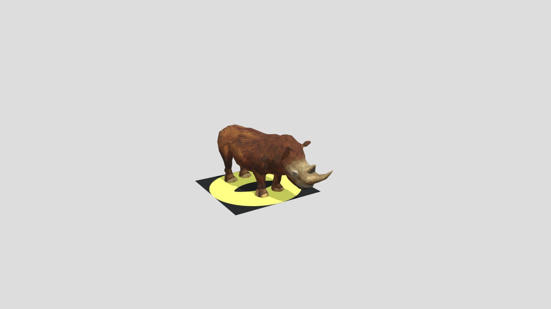 Woolly Rhino - Download Free 3D model by planeta-elefante