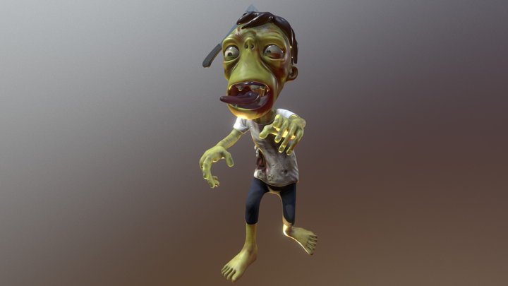 Rotty The Zombie 3D Model